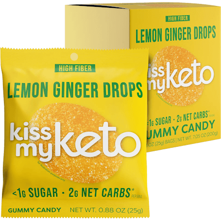 Naturally Flavoured Gummies - (Box of 8) Lemon Ginger